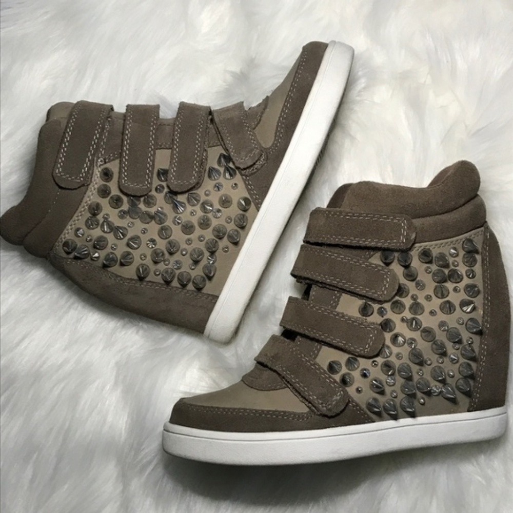 ALDO Toupe Spiked Sneaker Wedges